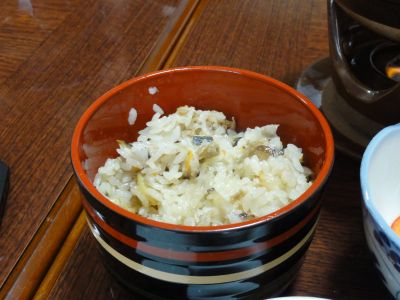 あなごの炊き込みご飯