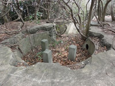 多功崎砲台の観測所