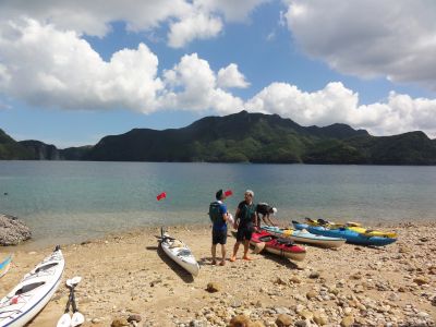 明礬島と城山