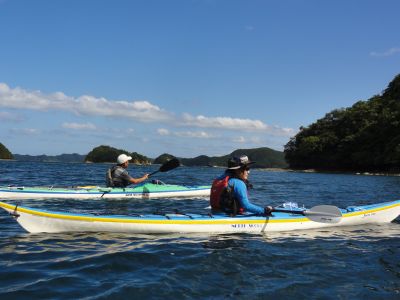 カヤックも慣れたもの