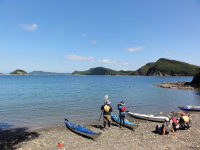 海岸にて