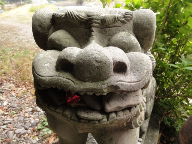 雷命神社の狛犬