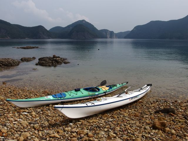 無人島に上陸