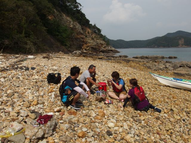 無人島でコーヒー