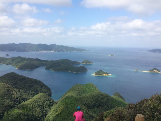 山頂にて2