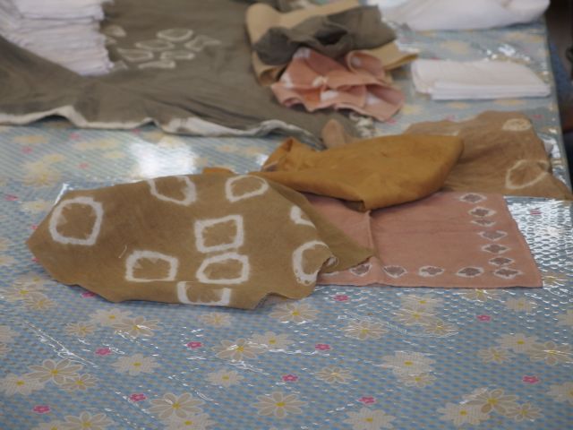 草木染サンプル