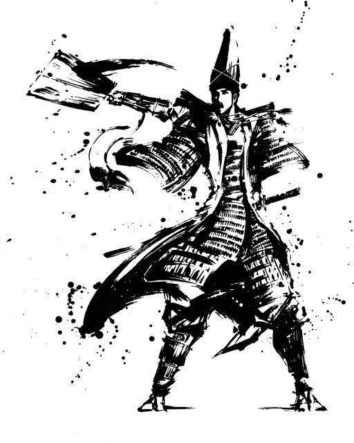 宗義智(墨絵)