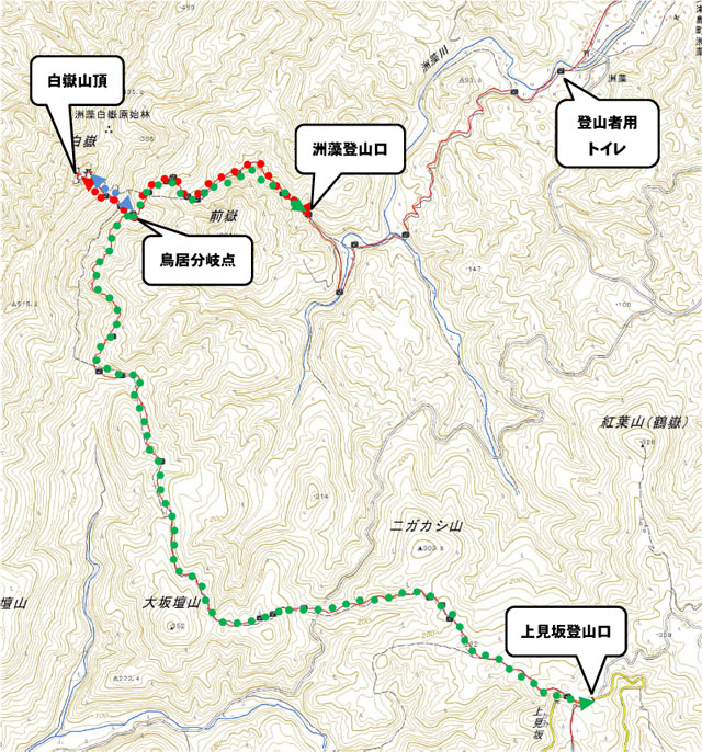 遭難ルート