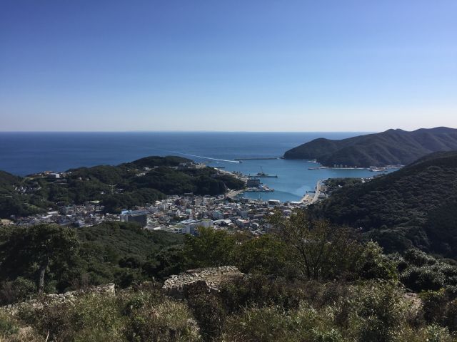 清水山から壱岐を望む