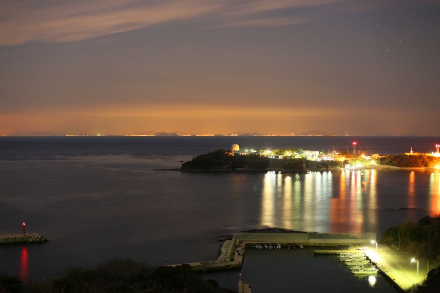 韓国展望所・釜山の夜景