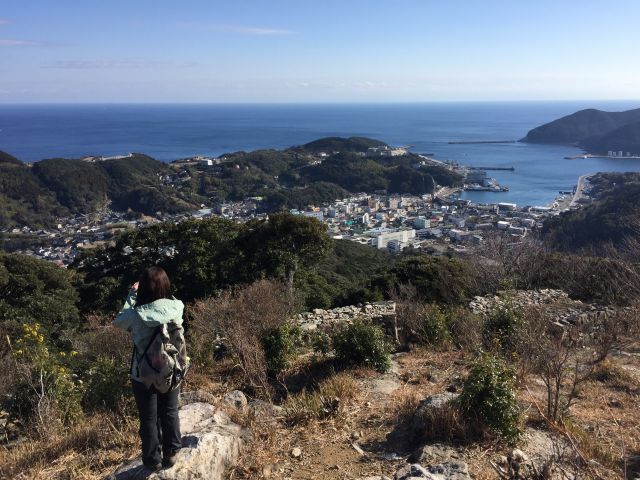萩原さちこさんと清水山城