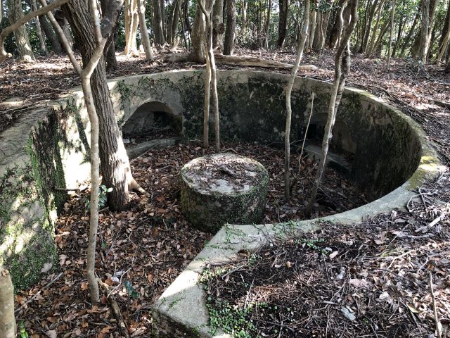 根緒砲台の観測所