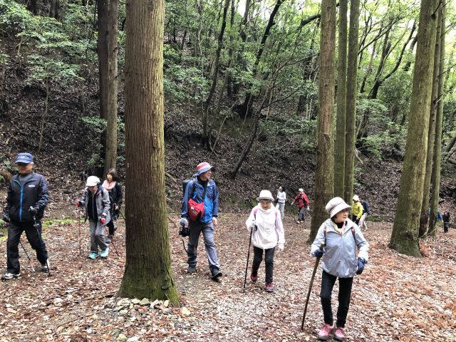 登山口にて