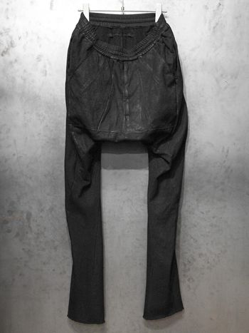 JULIUS コーティング シームドクロッチパンツ