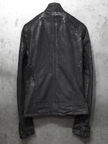 D*e様 julius ライダースデニムジャケット ユリウス JULIUS Coated Denim Jacket （Black） 通販 大阪
