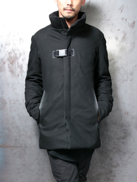 DEVOA Jacket Mother goose down charcoal print | ☆VEKTOR BLOG