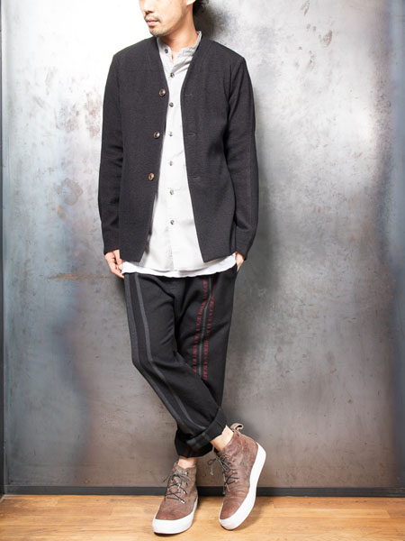 ジャケット・アウター DEVOA Jacket Wool / Cotton Raschel Knit DEVOA Jacket Wool / Cotton Raschel Knit