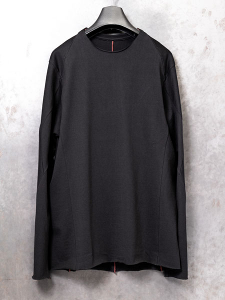 DEVOA Long sleeve medium weight soft jersey /BLACK | ☆VEKTOR BLOG