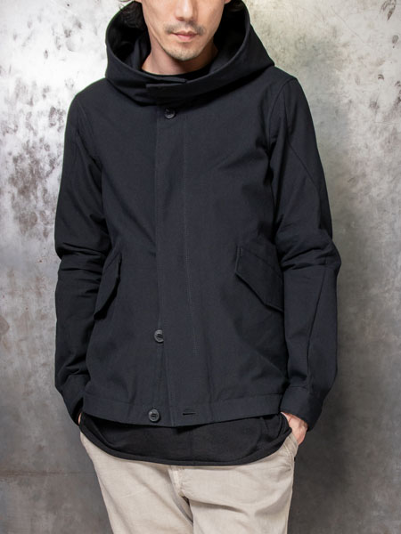 ジャケット・アウター DEVOA Jacket cotton nylon /BLACK DEVOA Hooded jacket cotton nylon /BLACK | ☆VEKTOR BLOG