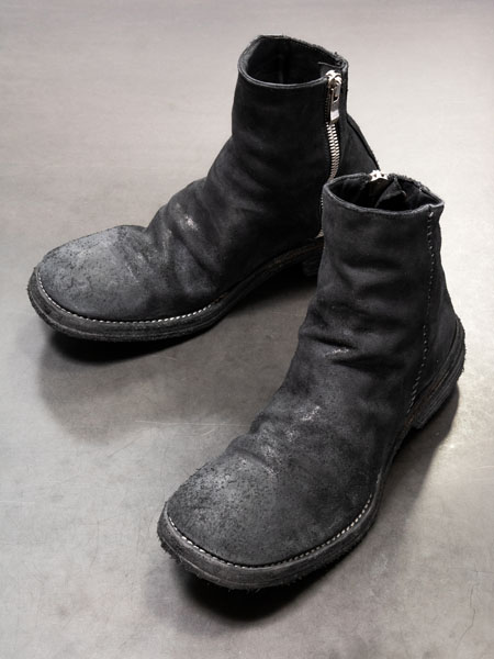 incarnation HORSE LEATHER SIDE ZIP SHORT LINED LEATHER SOLES PIECE 