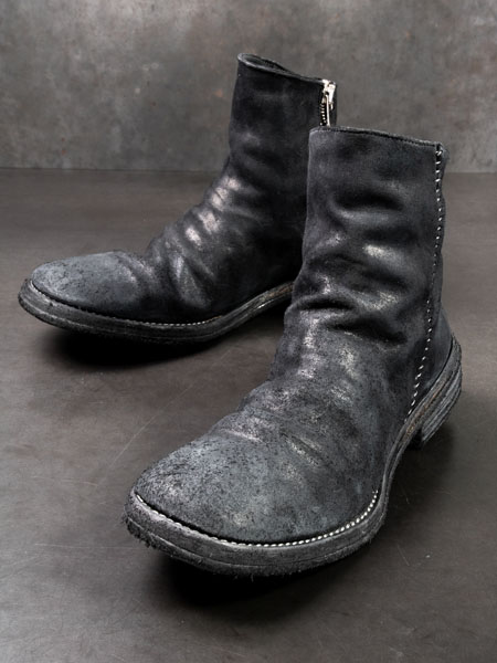 incarnation HORSE LEATHER SIDE ZIP BOOTS /BLACK REVERSE | ☆VEKTOR BLOG