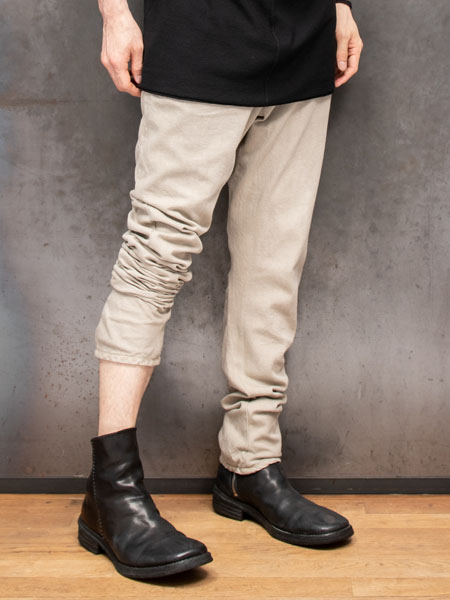 incarnation HORSE LEATHER SIDE ZIP SHORT LINED LEATHER SOLES PIECE