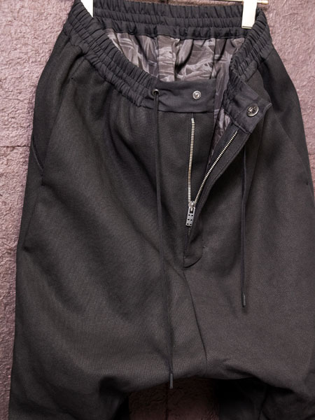 DEVOA Drop crotch pants Heavy washi denim /BLACK | ☆VEKTOR BLOG