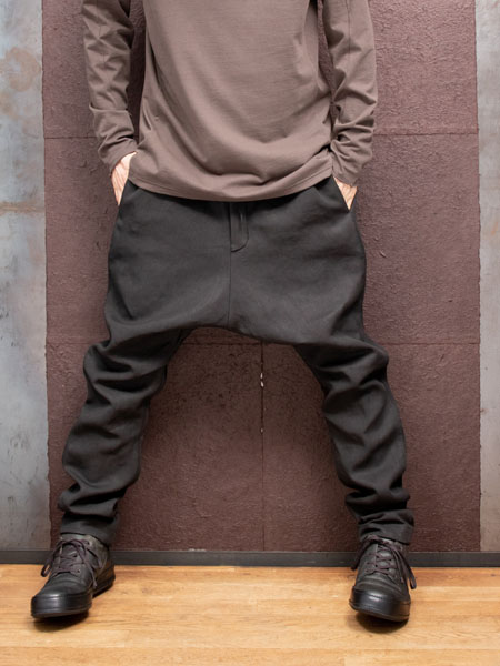 出産祝いなども豊富 Drop DEVOA crotch BLOG ☆VEKTOR | /BLACK denim washi Heavy pants パンツ