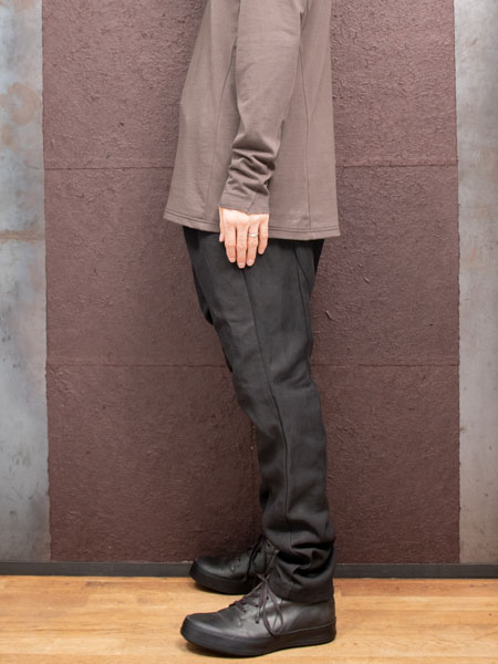DEVOA Drop crotch pants Heavy washi denim /BLACK | ☆VEKTOR BLOG