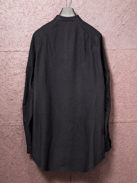 DEVOA Shirt virgin wool /BLACK | ☆VEKTOR BLOG