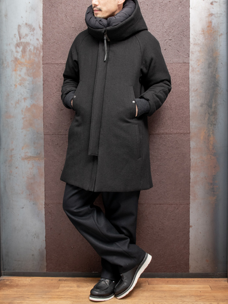 DEVOA Easy Pants Shetland Wool Linen.（DEVOA Coat shetland