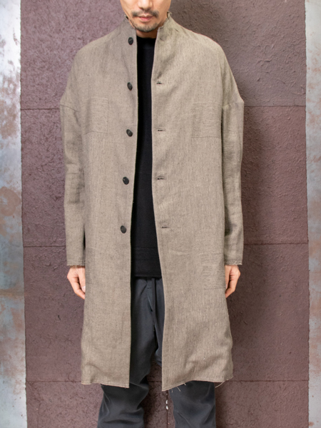 DEVOA Coat silk linen crazy check | ☆VEKTOR BLOG