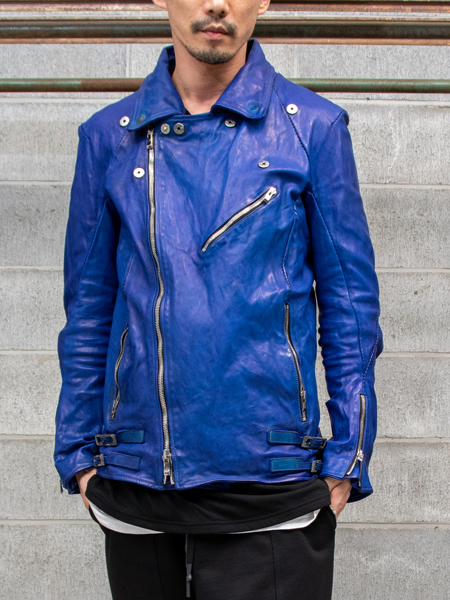 ジャケット・アウター incarnation Double Breast Moto / Horse incarnation HORSE LEATHER DOUBLE BREAST MOTO LINED MB-2S
