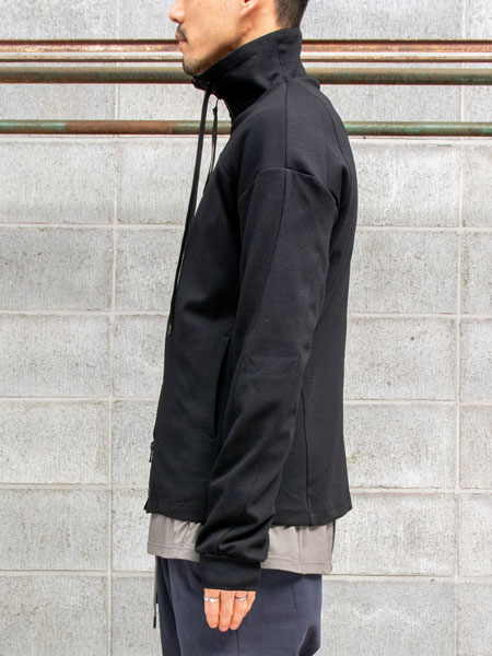 DEVOA High neck track jacket stretch viscose /BLACK | ☆VEKTOR BLOG