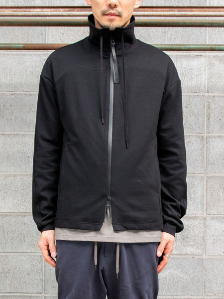 DEVOA High neck track jacket stretch viscose /BLACK | ☆VEKTOR BLOG