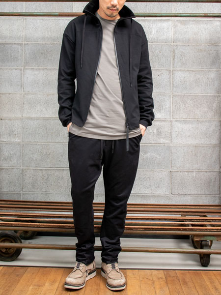 DEVOA High neck track jacket stretch viscose /BLACK | ☆VEKTOR BLOG