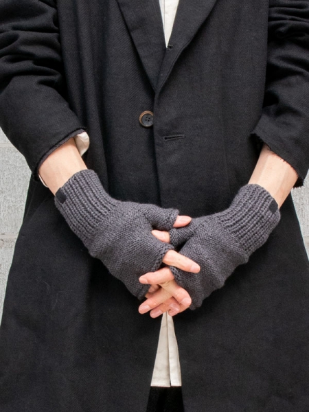 小物 DEVOA Knit glove cotton/cashmere DEVOA Knit glove cotton / cashmere AC-MMAG - Too Jenis