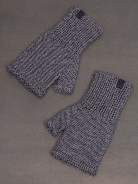 DEVOA Knit glove cotton-cashmere /CHARCOAL | ☆VEKTOR BLOG
