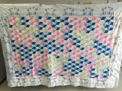 ハワイアンサンプラーキルトベッドカバー ❤️価格変更しました。 ベッドカバー ハワイアンキルト20