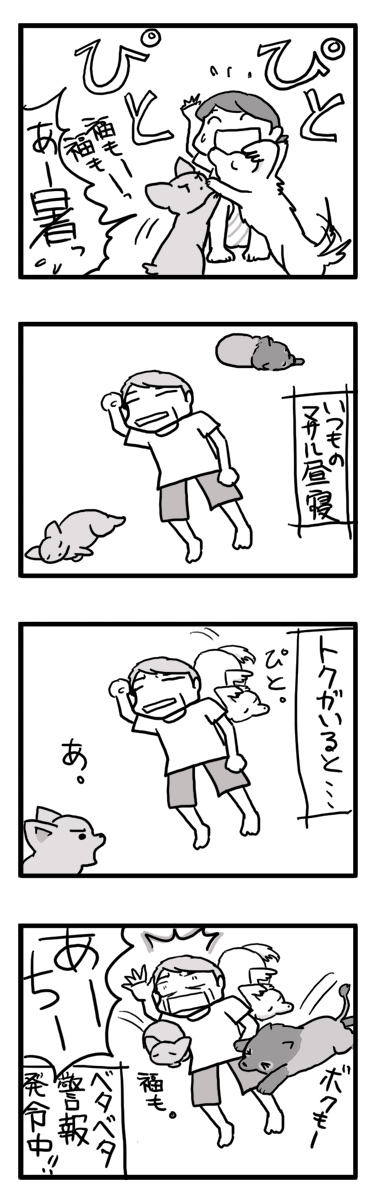 トク 預かり ベタベタ くっつく 犬 マンガ まんが 漫画