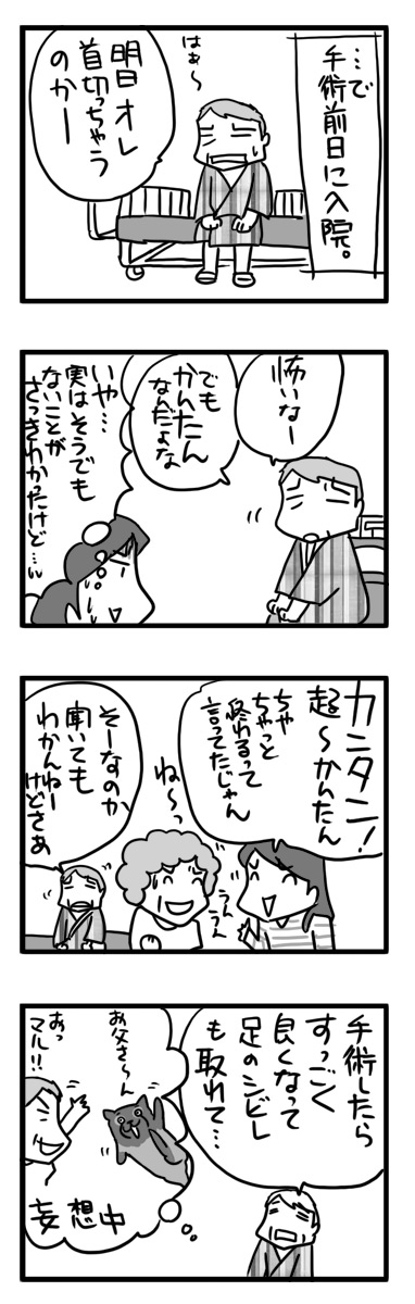 マサル 手術 脳梗塞 血管 頚部内頸動脈 まんが 漫画 マンガ