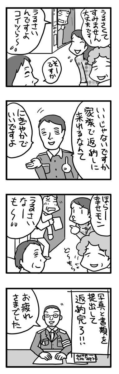 運転 免許 返納 返還 警察 警察署 老人 高齢 まんが 漫画 マンガ