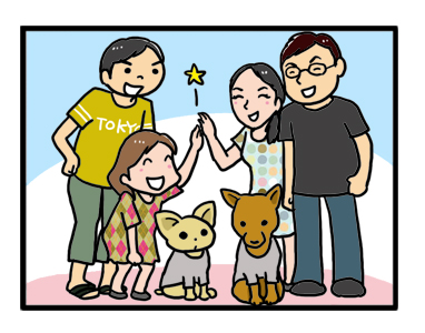 福 チワワ フク ふく 日本 香港 芝 まんが 漫画 まんが