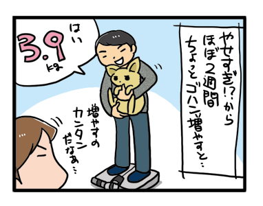 体重 ダイエット 減量 フード 犬 漫画 イラスト まんが