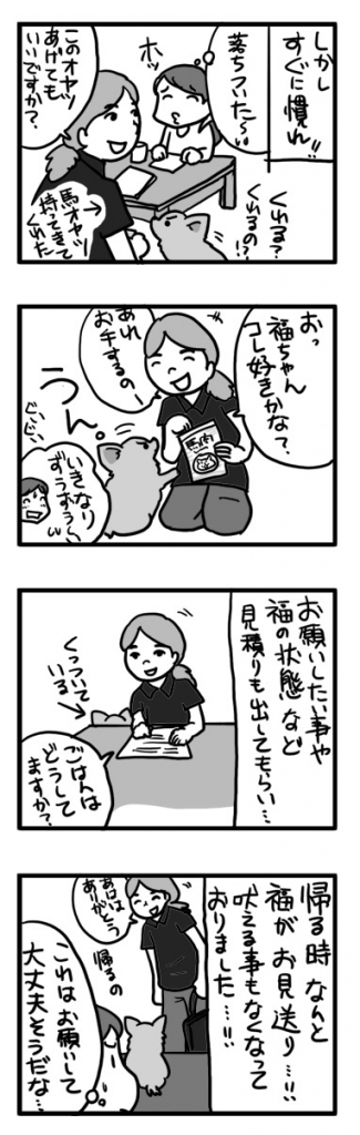 ペット シッター 家 介護 留守番 見守り ケア ペッツ care pets 犬 老犬 漫画 まんが