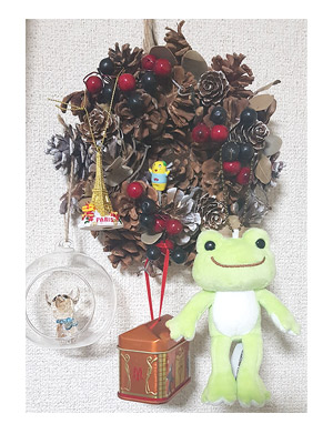 クリスマス リース 増える 飾