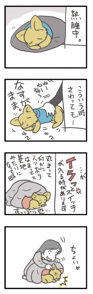 チワワ 老犬 福 ガウリン 吠 怒 スイッチ 突然 寝 老 ワン 犬 まんが 漫画 マンガ