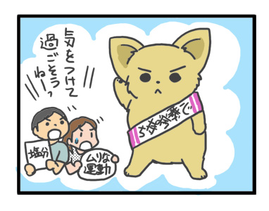 チワワ 老犬 福 吠 おばあちゃん おじいちゃん シニア ペット 心臓 心臓病 クッシング 爺 犬 まんが 漫画 マンガ