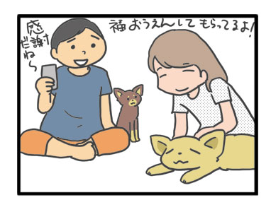犬 癌 ガン 抗がん剤 治療 抗ガン 腹 肺 老犬 老人 高齢 爺 心臓 保護犬 チワワ 手術 元保護犬 イラスト 絵 まんが 漫画 マンガ
