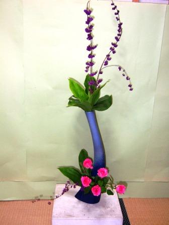 活けた紫式部